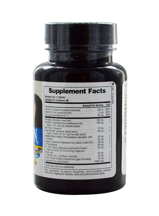 Natures Plus - Ultra Virile-Actin Herbal Supplement 60 Tablets - Image 1