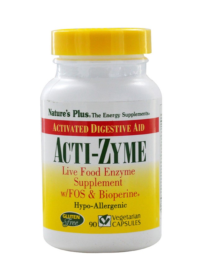 Natures Plus Acti-Zyme Live Food Enzyme - Image 1