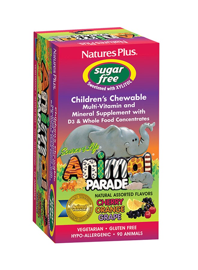 Natures Plus Assorted Flavoured Animal Parade Chewable