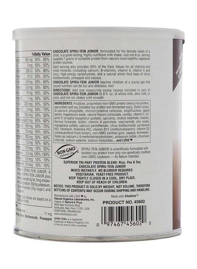Natures Plus Chocolate Flavored Spiru-Tein Junior Shake Mix - Image 2