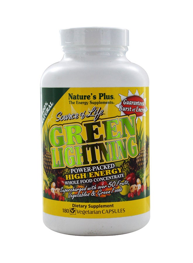 Natures Plus Source Of Life Green Lightning Power Packed Dietary Supplement