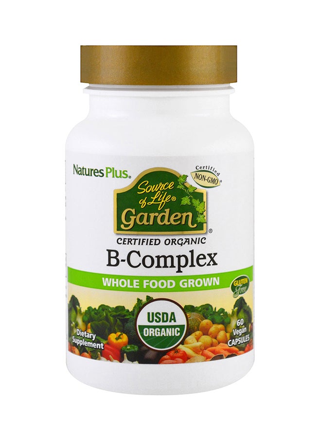 Natures Plus Source Of Life Garden B-Complex 60 Vegan Capsules