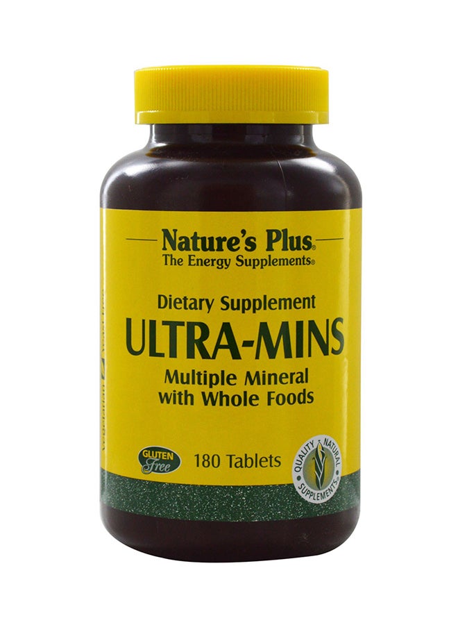 Natures Plus Ultra-Mins - 180 Tablets