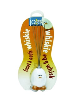 joie Whiskie Egg Whisk White/Orange 4x5x2inch  - Image 2