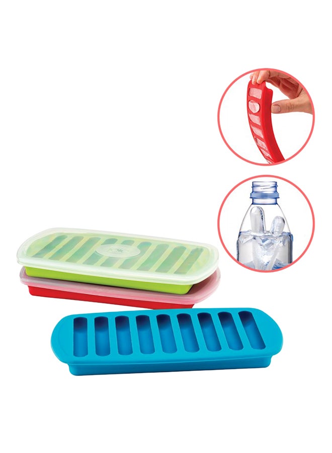 joie Ice Stick Silicone Tray In Assorted Colours Red/Green/Blue 3inch - Image 2