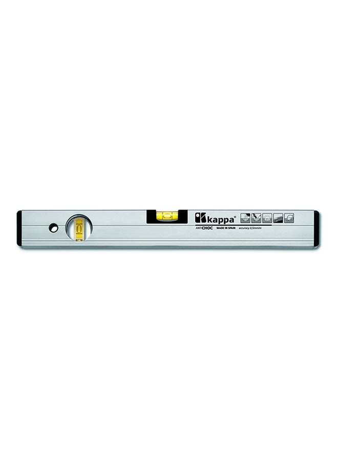 Kappa Magnetic Spirit Level Silver/Yellow/Black 60cm 
