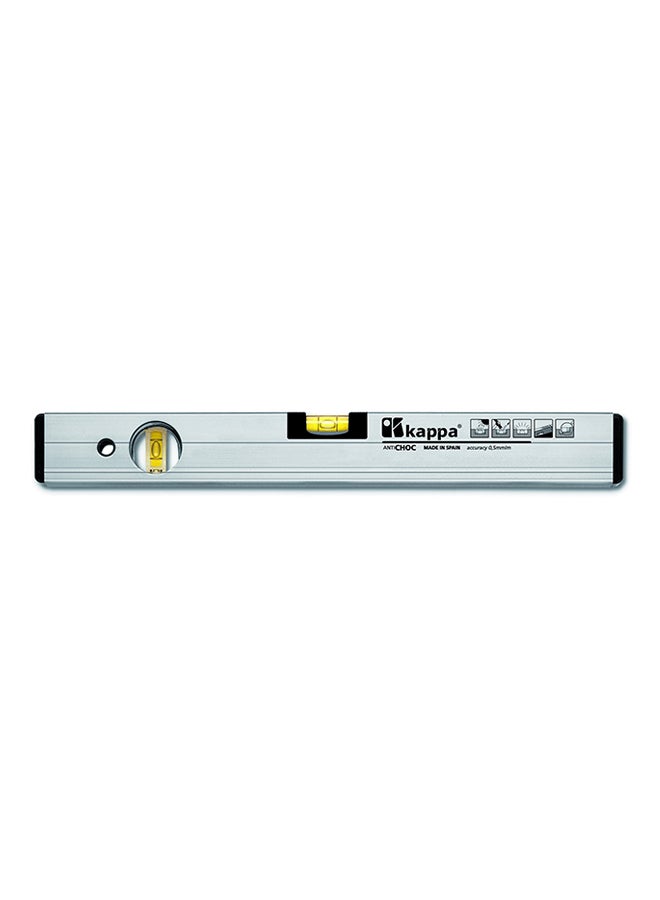 Kappa Magnetic Spirit Level Silver/Yellow/Black 80cm 