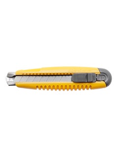 KDS Safety Lock Knife Cutter With 2 Blades Yellow/Silver/Black 