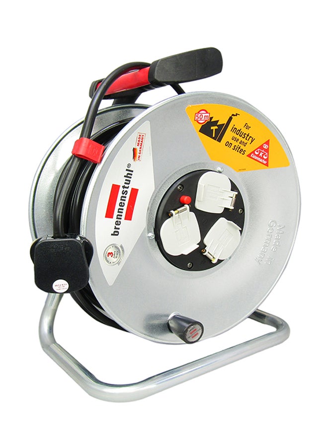 KISTENMACHER Cable Extension Reel Silver 50meter