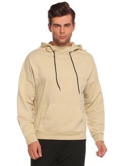 Ong Sleeve Pullover Hoodie Brown