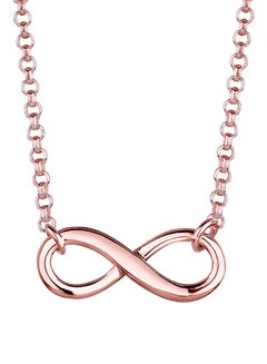 925 Sterling Silver Infinity Pendant Necklace