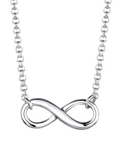 925 Sterling Silver Infinity Pendant Necklace