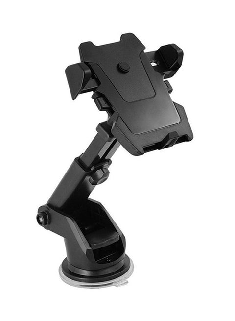 Universal 360 Degree Adjustable Windshield Phone Holder Black