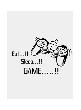 Gamepad Design Wall Sticker Black 86x53centimeter - v1528372563/N14963149A_1