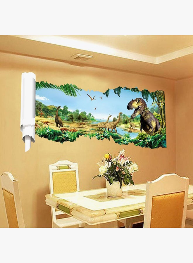 هوميان ملصق جداري على شكل حديقة الديناصورات الجوراسية أخضر/أزرق/بني 50x90Ø³Ù†ØªÙŠÙ…ØªØ± - Image 5