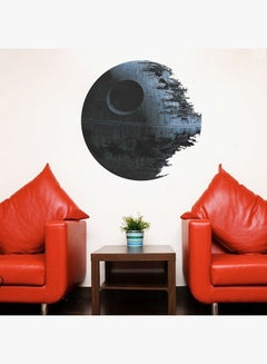 HOMEYAN Star Wars Death Star Artwork Wall Sticker Black/Blue 45x45centimeter  - Image 3