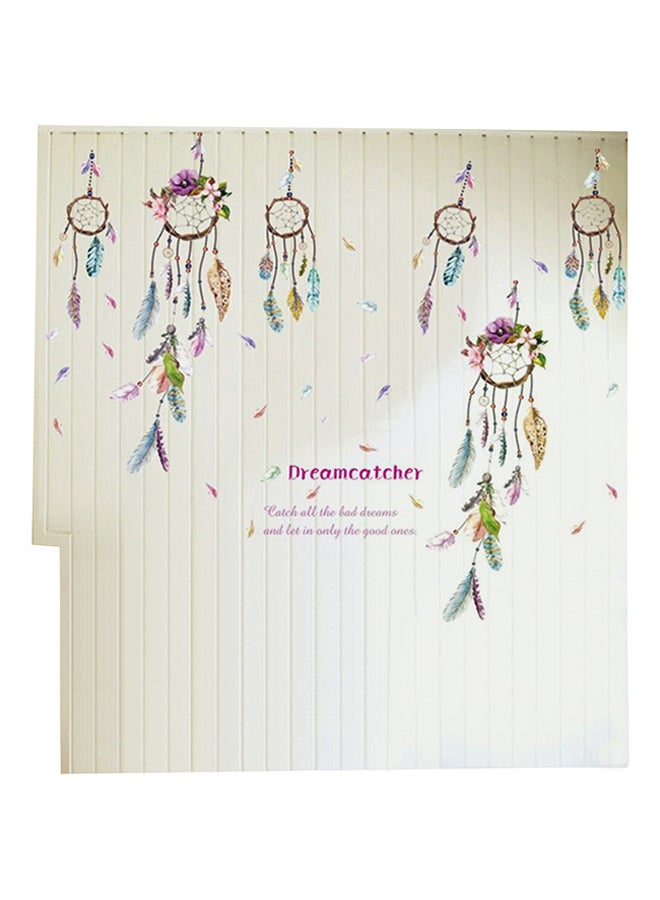 HOMEYAN - Colourful Feather Wall Sticker Multicolour 60x90centimeter - Image 1