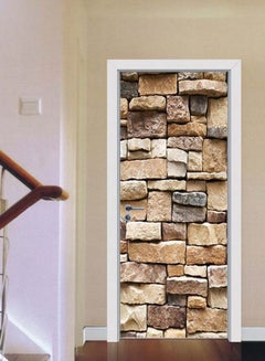 كياوكاي ملصق جداري ثلاثي الأبعاد بتصميم مجسم بيج/بني/رمادي 77x200Ø³Ù†ØªÙŠÙ…ØªØ±  - Image 3