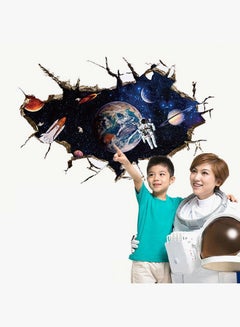 كياوكاي ملصق جداري ثلاثي الأبعاد بتصميم الكون متعدد الألوان 60x90سم  - Image 3