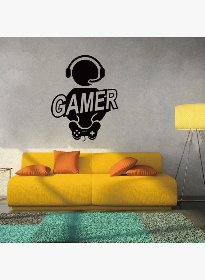 QiaoKai Game Fans Wall Sticker Black 57x62centimeter  - Image 4