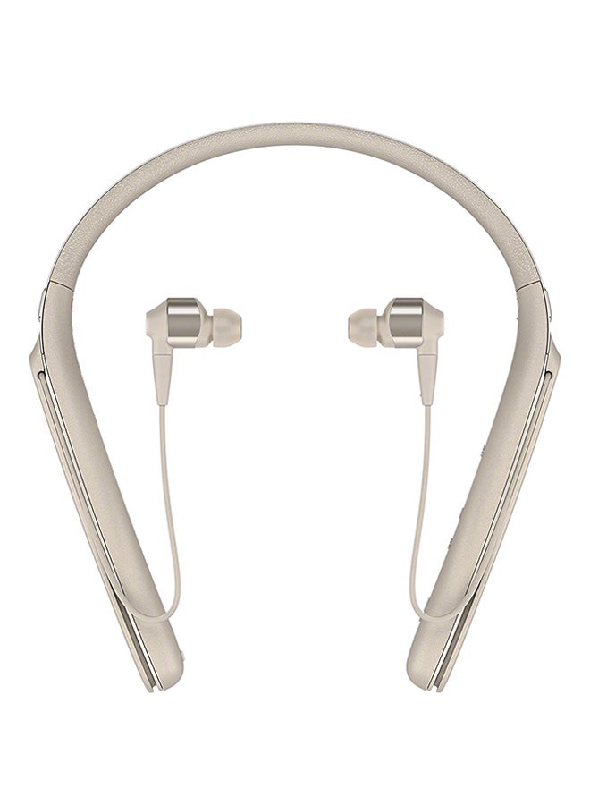Sony In-Ear Bluetooth Neckband Headphones With Mic Gold  - Image 1