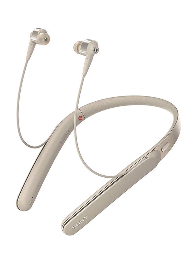 Sony In-Ear Bluetooth Neckband Headphones With Mic Gold  - Image 2