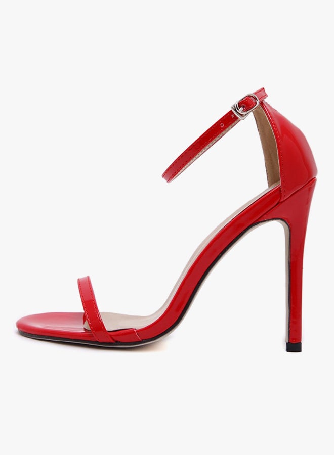 Ankle strap High Heels Sandals Red  - Image 3