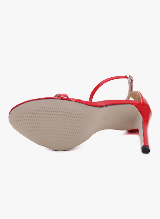 Ankle strap High Heels Sandals Red  - Image 4