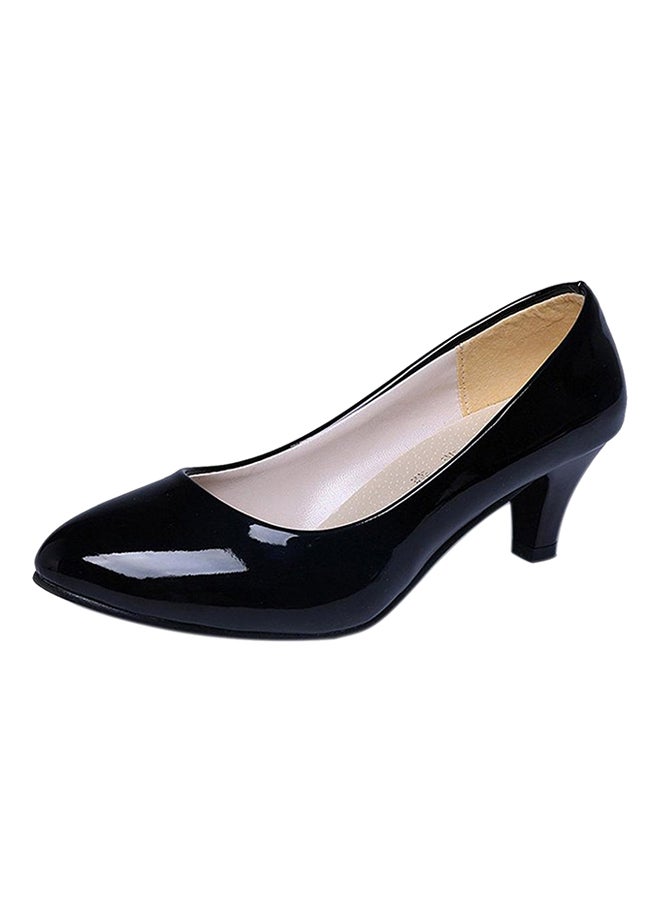 Leather Slip-On Pumps Black - v1528443396/N15054465V_1