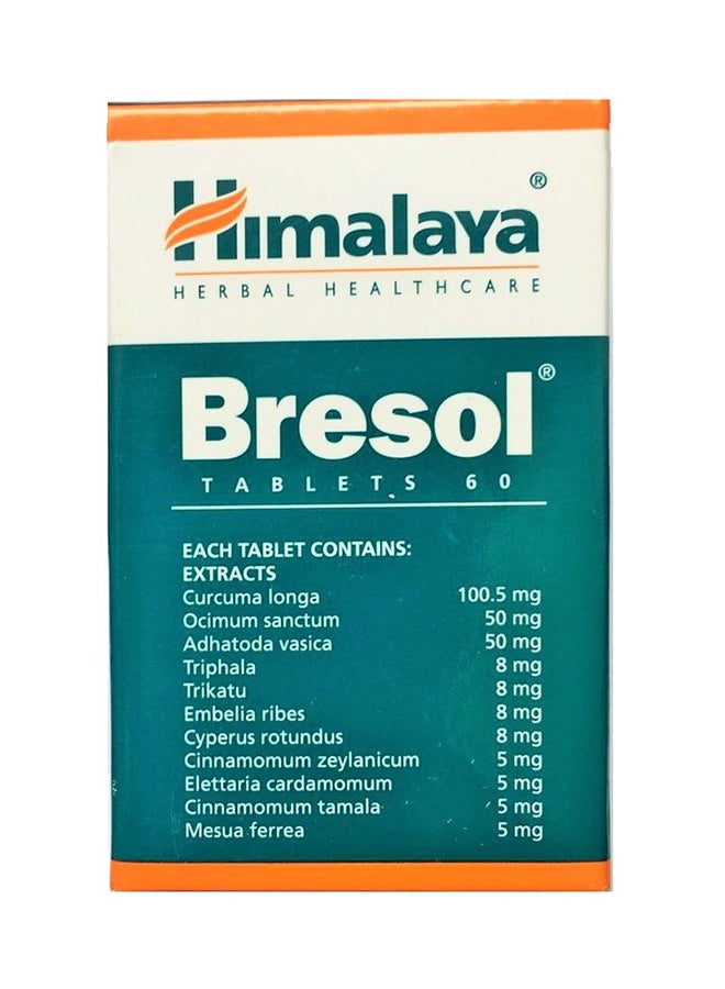 Himalaya Bresol Tablets 60 Tabelt  - Image 2