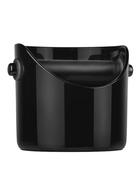 Dreamfarm Big Grindenstein Sturdy, Compact, Modern Espresso Coffee Grind Knock Box, Space-Saving Design, Durable, Easy to Use and Clean, Knock Box for Home Baristas, Black Black