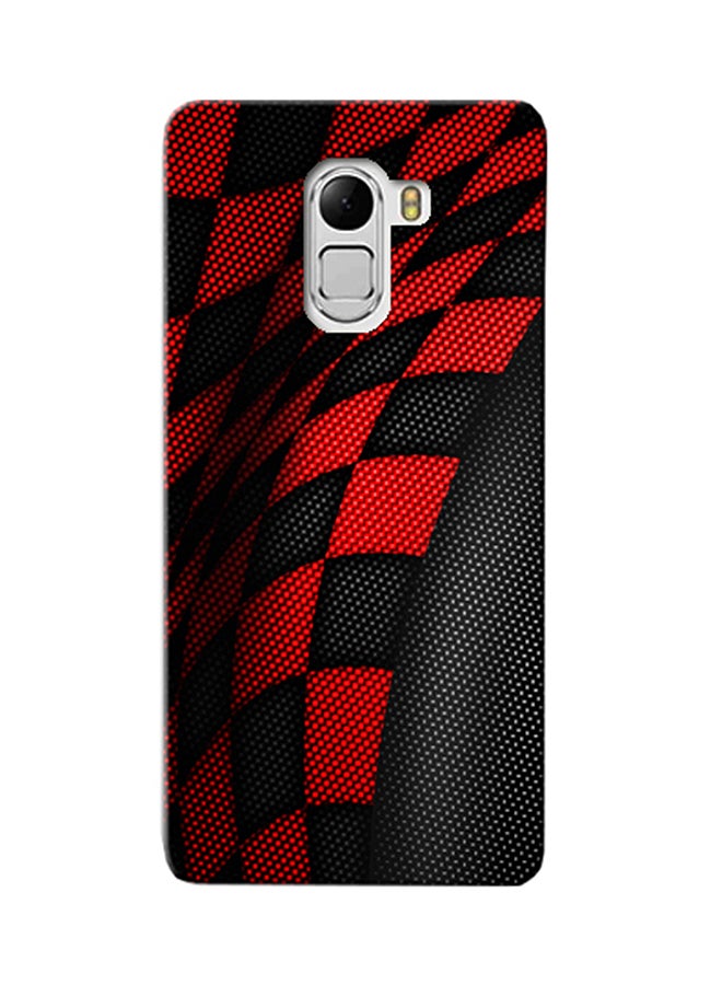 AMC DESIGN - Combination Protective Case Cover For Lenovo Vibe K4 Note Sports Red/Black - Image 1