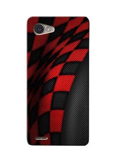Combination Protective Case Cover For LG Q6 Sports Red/Black
