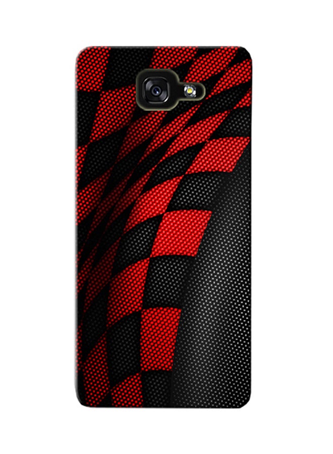 غطاء حماية واقٍ لهاتف سامسونج جالاكسي (A7(2017 سبورتس أحمر/ أسود