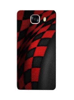 Thermoplastic Polyurethane Protective Case Cover For Samsung Galaxy C5 Sports Red/Black