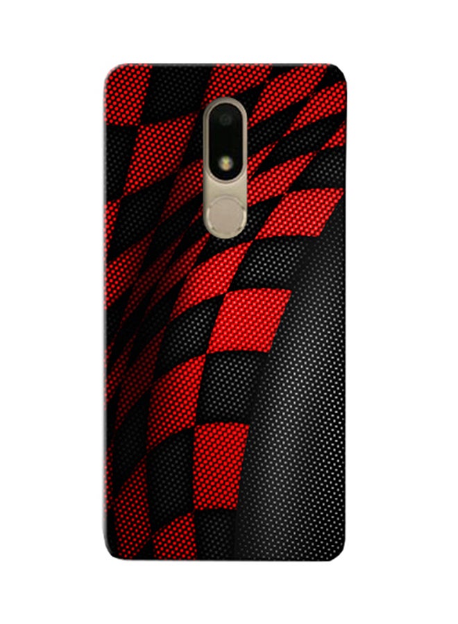 غطاء حماية واقٍ لهاتف موتورولا موتو M سبورتس أحمر/ أسود