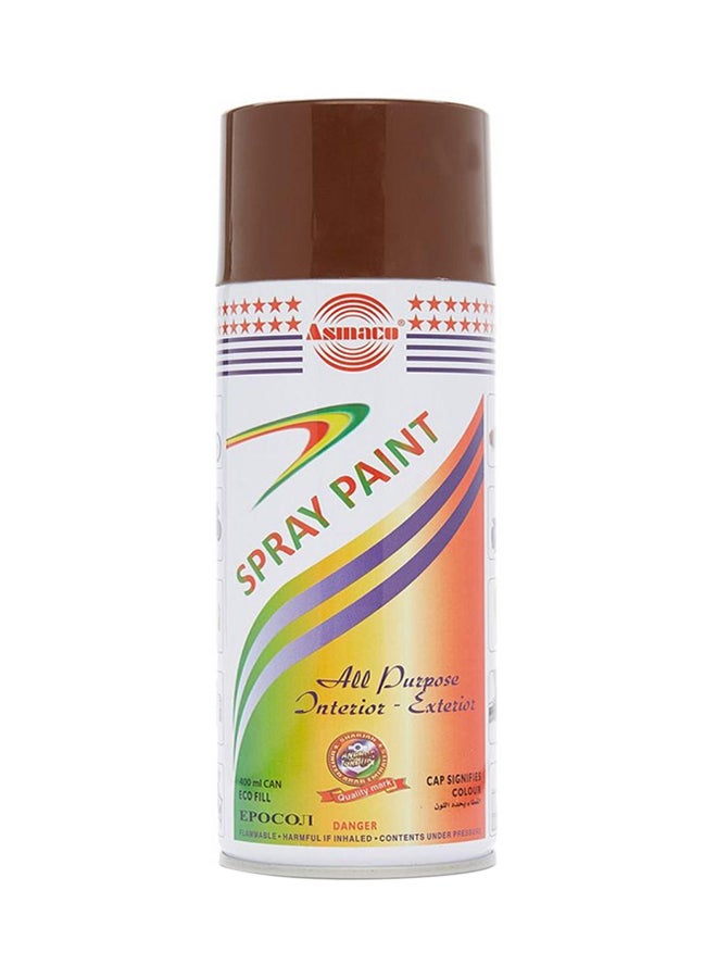 Asmaco All-Purpose Spray Paint Brown 400ml