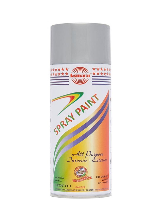 Asmaco - All Purpose Indoor And Outdoor Spray Paint Grey 400ml - Image 1