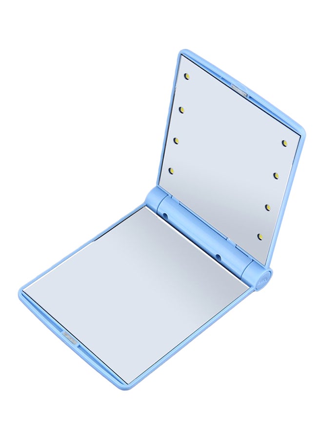 مرآة LED قابلة للطي أزرق