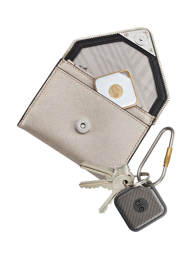 tile - Set Of 2-Piece Pro Sport Phone Finder White/Black/Gold - Image 1