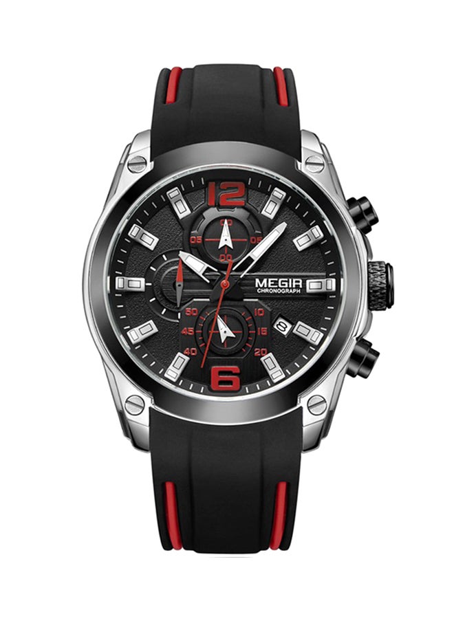 ميجر ساعة يد سليكا جل بعقارب طراز 2063G men