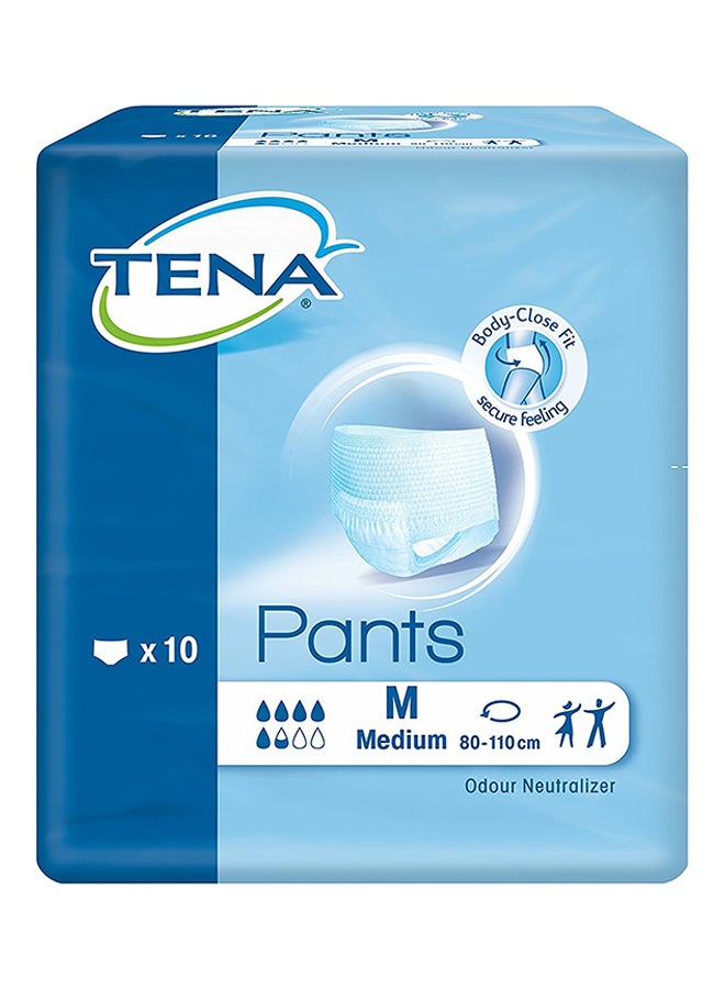 Tena Body-Close Fit Pants, 10 Pieces 