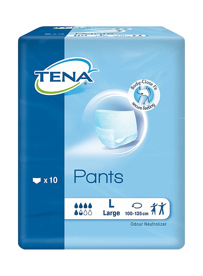 Tena Body-Close Fit Pants, 10 Pieces 