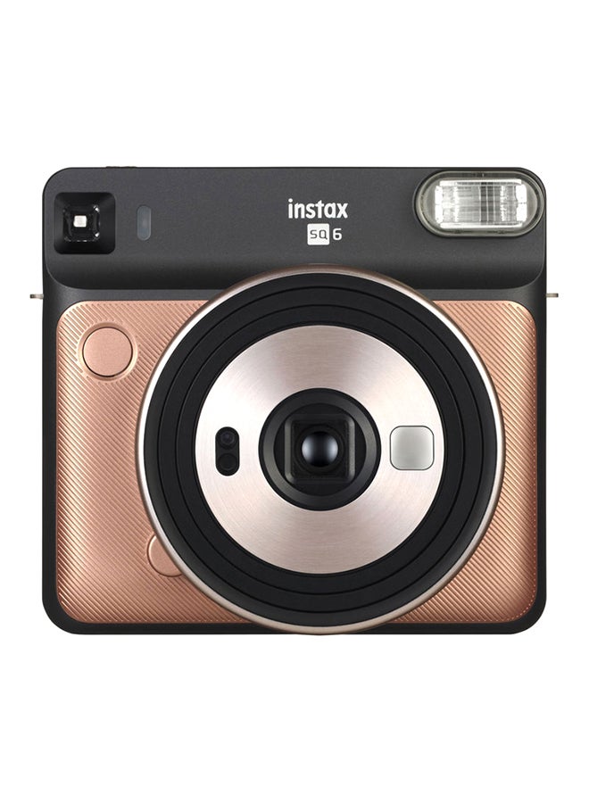 FUJIFILM Instax SQ6 Instant Film Camera Blush Gold  - Image 1
