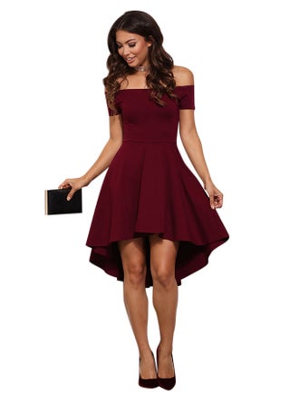 strapless open back dress Black Sequin Halter Party Dress – PinkBlush main image 0
