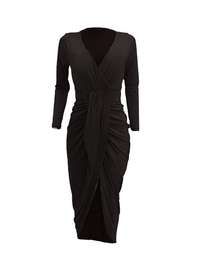 Frank Wright American And European New Dress Black