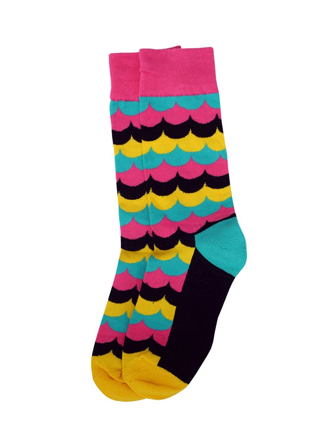 KAIZEN BOX Printed Funky Socks Multicolour
