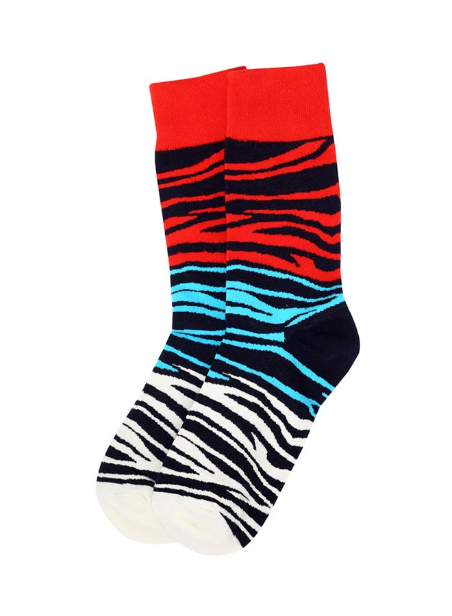 KAIZEN BOX Printed Funky Socks Multicolour
