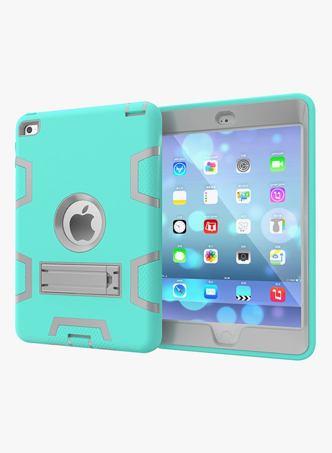 ترامكس غطاء حماية واقٍ لجهاز آي باد ميني 4 من أبل أخضر/رمادي - Image 4