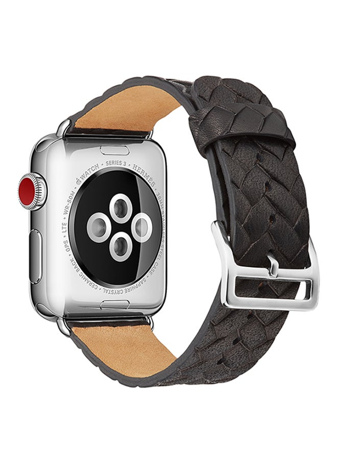 TraMx Replacement Band For Apple Watch Series 1/2/3 38mm Black - Image 3